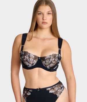Marlene Balcony Bra: undefined