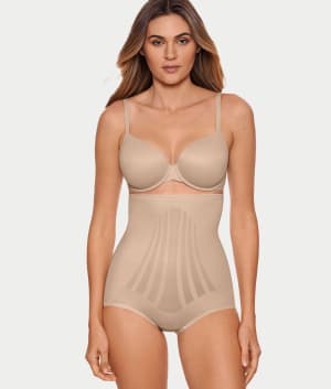 Modern Miracle Lycra FitSense Extra Firm Control High-Waist Brief: undefined