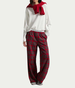 Plaid Flannel Sleep Pants: undefined