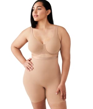 Shape Revelation Firm Control Hourglass High-Waist Thigh Shaper: undefined