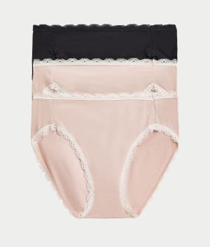 Inspired Eyelet Hi-Cut Brief 3-Pack: undefined