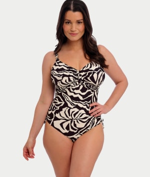 Aruba Nights Twist Underwire One-Piece: undefined