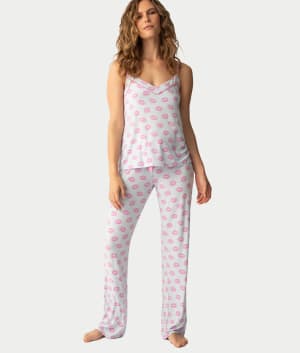 Lovely Dreams Modal Knit Pajama Set: undefined
