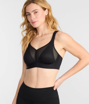 Air Control High Impact Wire-Free Sports Bra: undefined