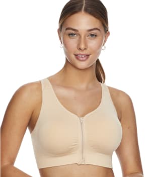 Lynn Front-Close Wire-Free Bra: undefined