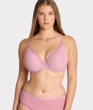 The Plunge Modern Mesh Bra: undefined