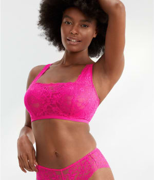 The Show Off Lace Cami Bra: undefined