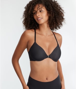 Everyday Essential Lace Front-Close Bra: undefined