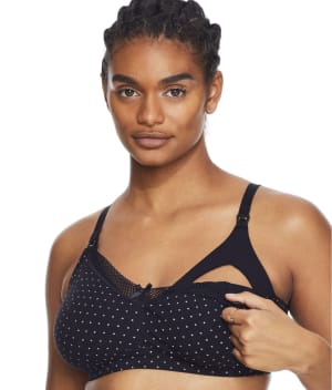 Love To Lounge Cotton Wire-Free Nursing Bra: undefined