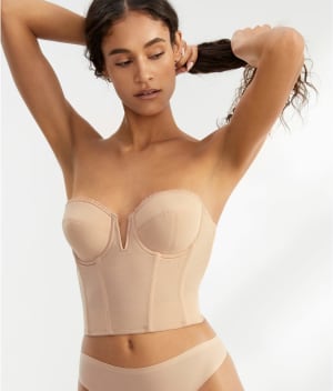 Valerie V-Wire Strapless Bustier: undefined
