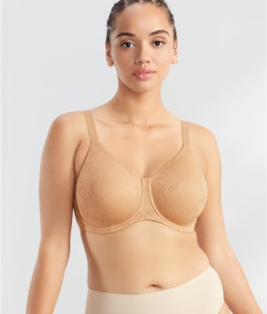 Jacqueline Jacquard Minimizer Bra: undefined