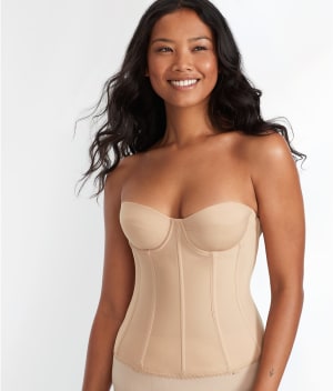 Brianna Strapless Low Back Corset: undefined