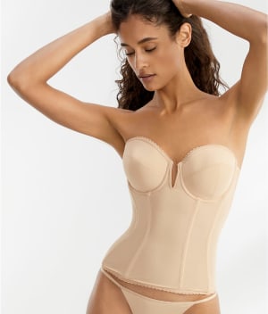 Vivienne Strapless Garter Bustier: undefined