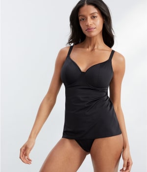 Jewel Cove Underwire Tankini Top: undefined