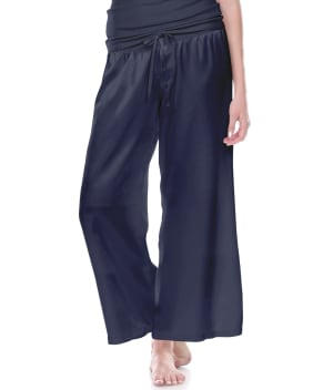 Jolie Satin Ankle Pants: undefined