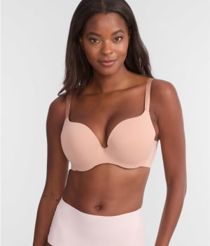 365 Smooth & Seamless Plunge T-Shirt Bra: undefined