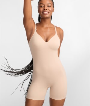 Dress Rehearsal Low-Back Firm Control Bodysuit: undefined