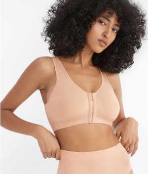 B-Smooth Mastectomy Front-Close Bralette: undefined