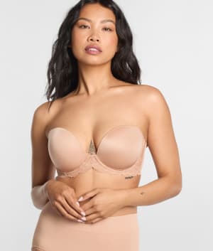 Self-Assured Push-Up Strapless Bra: undefined