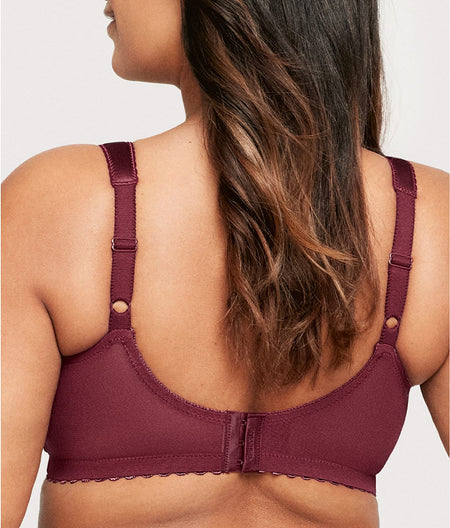 MagicLift Original Support Wire-Free Bra: Burgundy