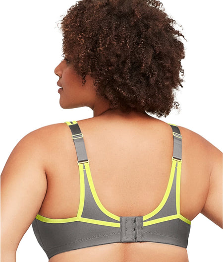 No-Bounce Cami Wire-Free Sports Bra: Grey