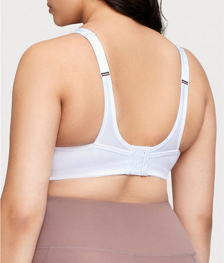 No-Bounce Cami Wire-Free Sports Bra: White