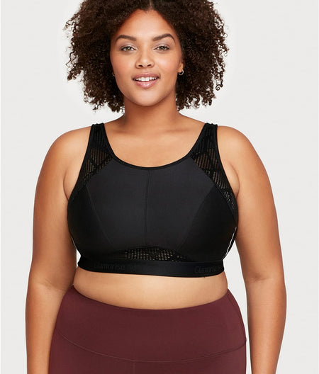 No-Sweat Mesh Wire-Free Sports Bra