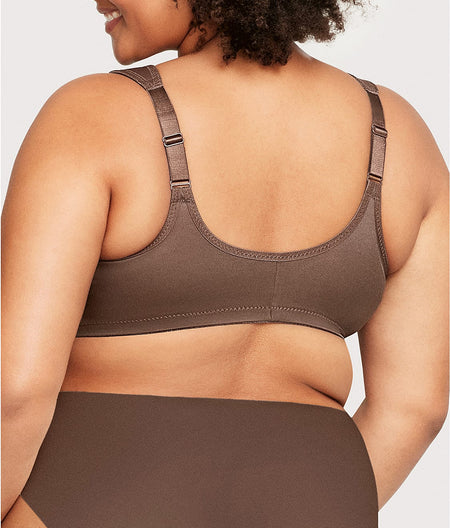 WonderWire Front-Close Bra: Mocha