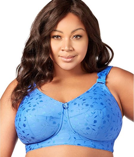 Sidney Jacquard Wire-Free Bra: Cobalt Blue