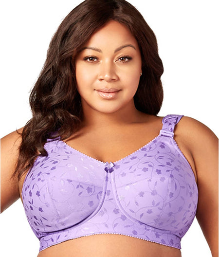 Sidney Jacquard Wire-Free Bra: Lilac