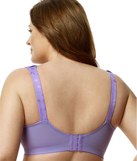 Sidney Jacquard Wire-Free Bra: Lilac