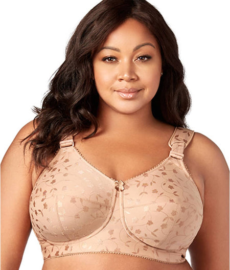 Sidney Jacquard Wire-Free Bra: Mocha