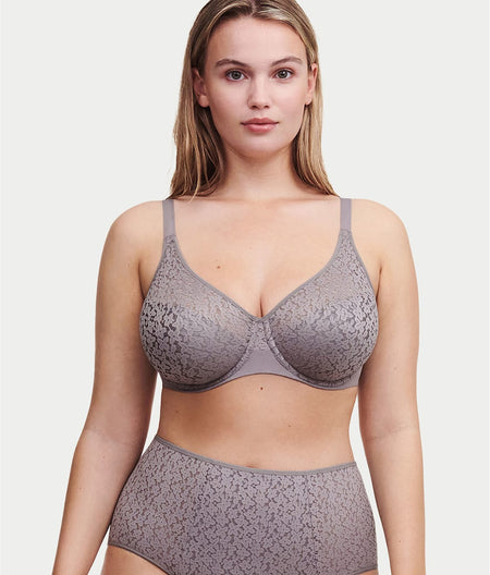 Norah Seamless Comfort Bra: Purple Grey