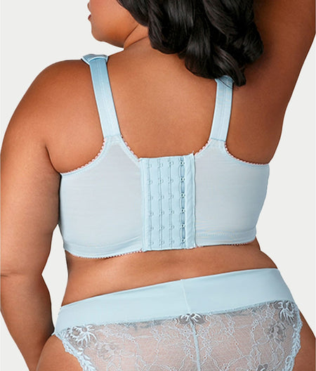 Kaylee Full Coverage Wire-Free Bra: Aqua Sky