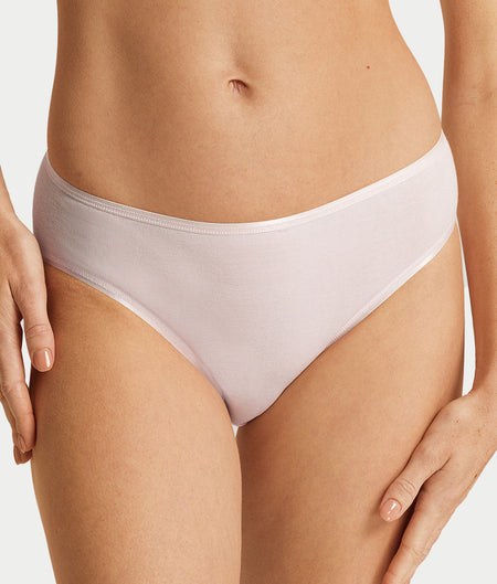 Cotton Seamless Hi-Cut Brief