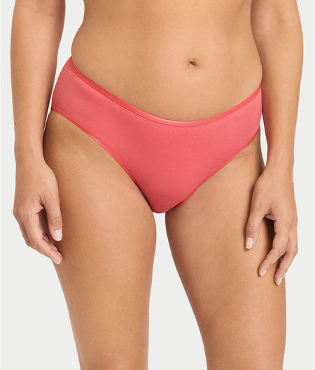 Cotton Seamless Hi-Cut Brief