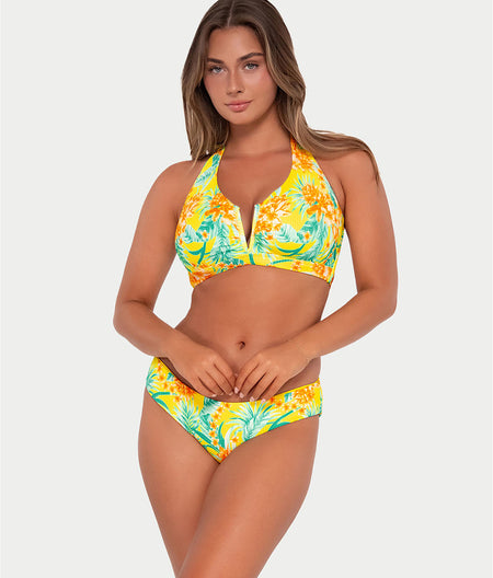 Printed Alana Reversible Hipster Bikini Bottom