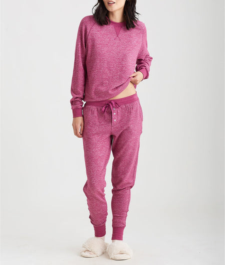 So Soft Fleecy Knit Jogger Pajama Set