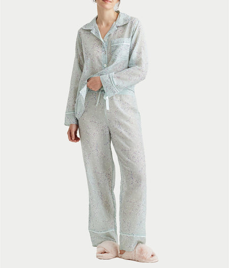 Cheri Blossom Woven Pajama Set