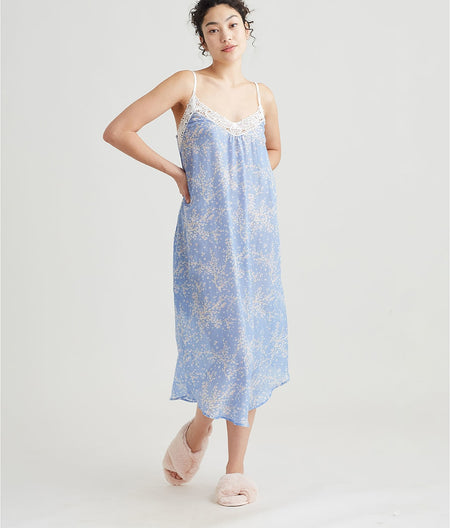 Cheri Blossom Lace Woven Nightgown