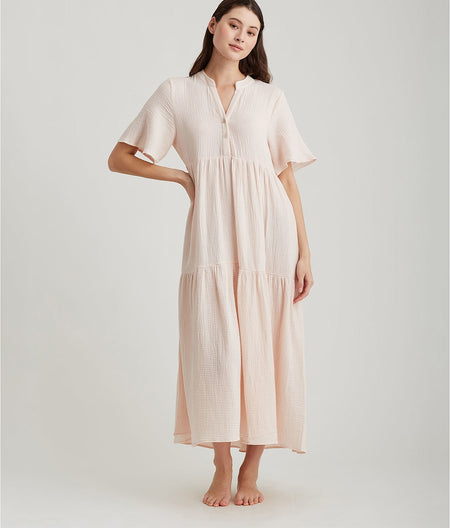 Ashley Woven Cotton Nightgown