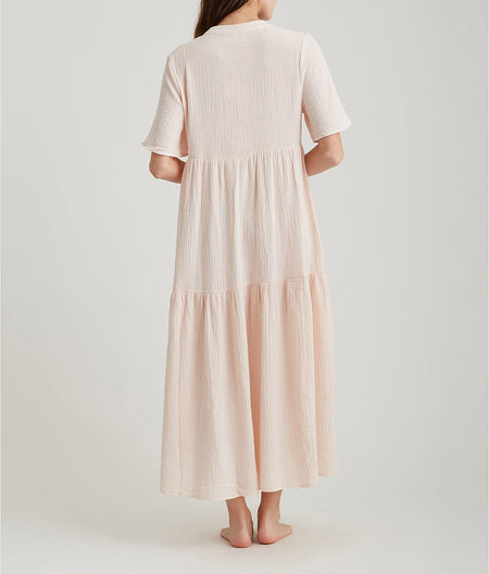 Ashley Woven Cotton Nightgown