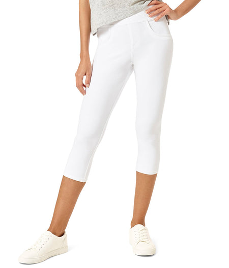 Game Changing High-Waist Capri Denim Leggings