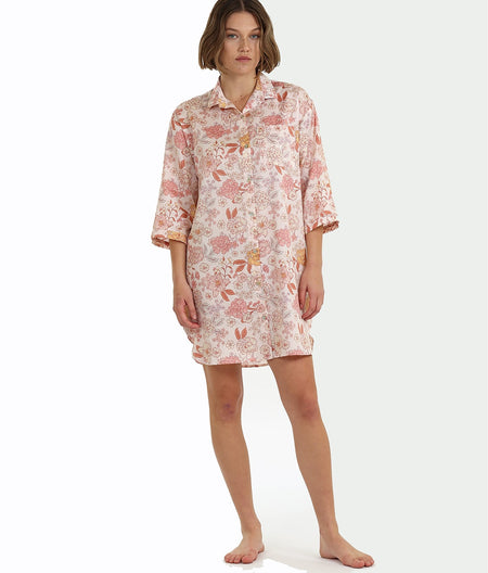 Karolina Cozy Woven Sleep Shirt