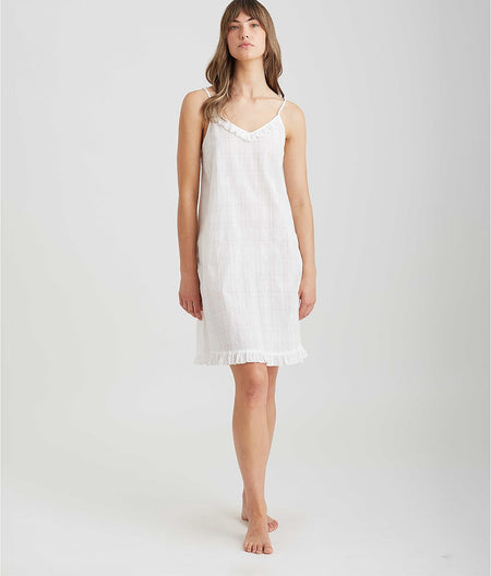 Ivy Frill Woven Organic Cotton Nightie