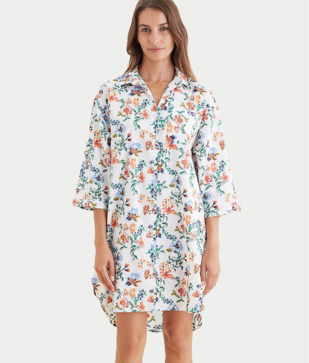 Harper Cotton Sateen Sleep Shirt