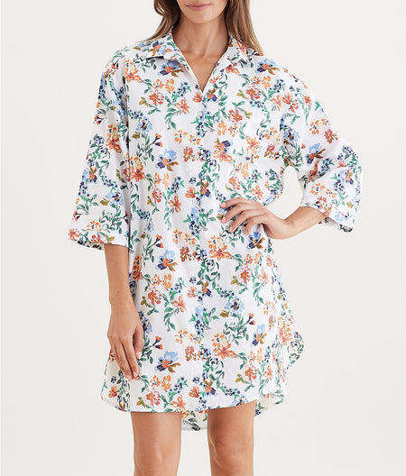 Harper Cotton Sateen Sleep Shirt