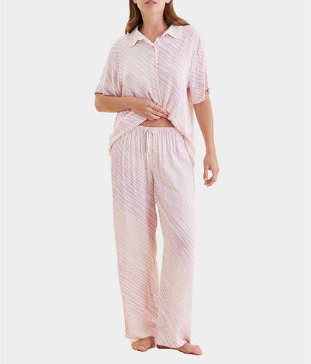 Tatiana Flowy Woven Pajama Set