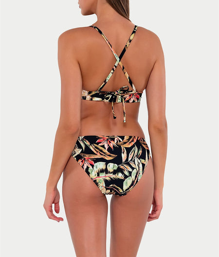 Printed Audra Hipster Bikini Bottom