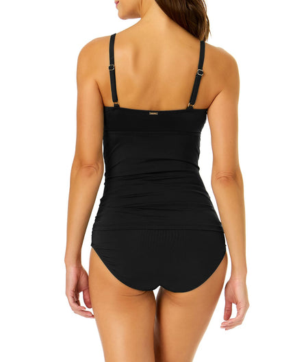 Live In Color Underwire Triangle Tankini Top